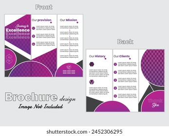 eye catching brochure design and template 