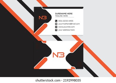 Eye catching corporate business card design