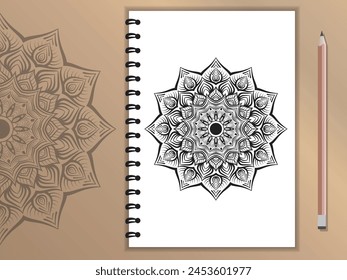 Eye catching and decorative mandala design 