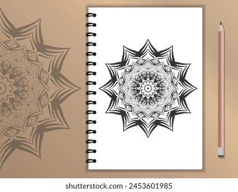 Eye catching and decorative mandala design 