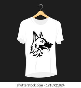 Eye catching Dog T-shirt Design Template - dog golden retriever rottweiler cane corso pomeranian german shepherd french bulldog australian shepherd boxer puppies greyhounds hot dog beagle