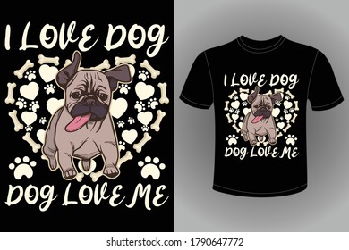 Eye Catching Dog T-Shirts Design Bundle - American Dog Design - Bulldog and Vector Doggy Pet for Dog and Cat Lover