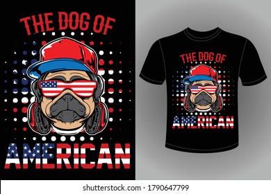 Eye Catching Dog T-Shirts Design Bundle - American Dog Design - Bulldog and Vector Doggy Pet for Dog and Cat Lover