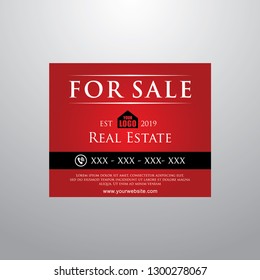 Eye Catching And Easy To Read Real Estate Yard Sign Design