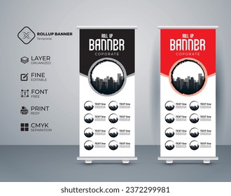 Eye catching, effective roll up banner