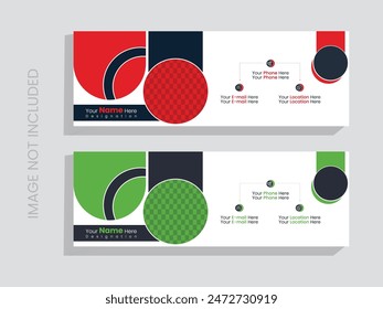eye catching email signature design and template 