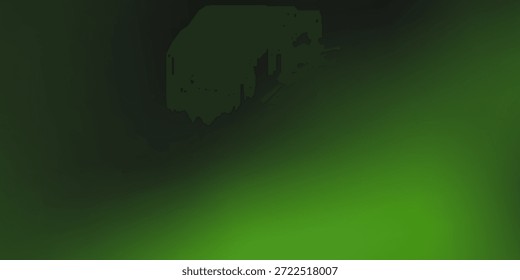 Fondo degradado verde y negro llamativo con un toque de textura granulada para mayor profundidad y atractivo visual. eps 10