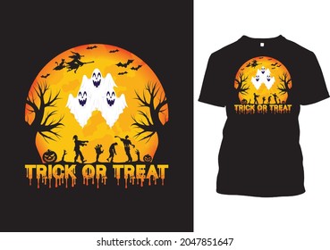 Eye catching Halloween T-shirt Design Template