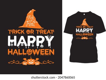 Eye Catching Halloween T-shirt Design Template