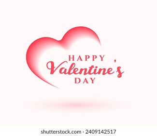 eye catching happy valentines day background for romantic couple vector