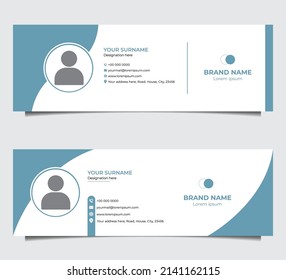 Eye catching Minimal Email Signature Design