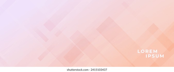 eye catching modern geometric shape wide header design vector