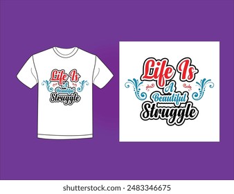 Eye Catching Modern, typography T Shirt Design