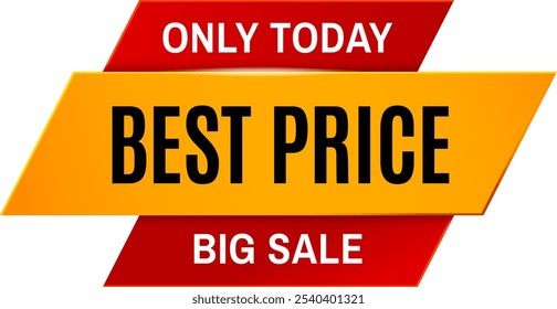 Eye catching red and yellow sign announces big sale with best prices for limited time. Don t miss out on special offer to save money and get great deals. Shop online or in store today.