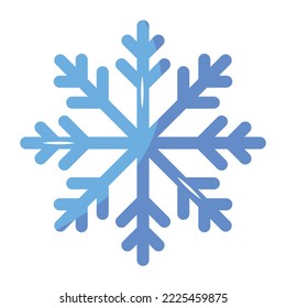 An eye catchy flat icon of snowflake 
