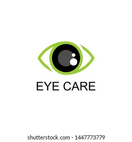 Eye Check Care Logo Template Vector Stock Vector (Royalty Free ...