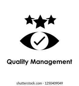 eye, check, stars, quality management icon. One of the business collection icons for websites, web design, mobile app
