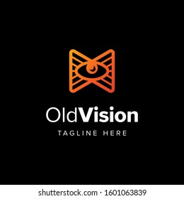 Eye classic mark logo iconic. Ancient classic vintage ethnic greek egyptian symbol. Branding for astrology, movie production, film maker, science, spiritual ,etc. Isolated designs inspiration