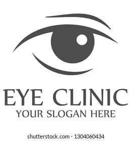 Eye clinic logo template design vector eps