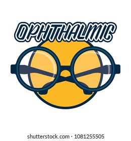 eye clinic / ophthalmic clinic / ophthalmology / optometrist logo, vector illustration