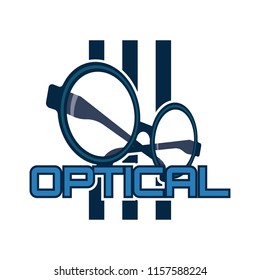eye clinic / ophthalmic clinic / ophthalmology / optometrist logo with text space for your slogan / tagline, vector illustration