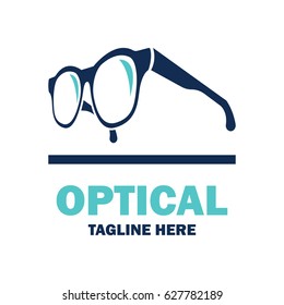 eye clinic / ophthalmic clinic / ophthalmology / optometrist logo with text space for your slogan / tagline, vector illustration