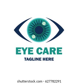 Eye Clinic / Ophthalmic Clinic / Ophthalmology / Optometrist Logo With Text Space For Your Slogan / Tagline, Vector Illustration