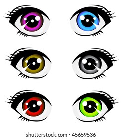 Eye Collection - Vector File.