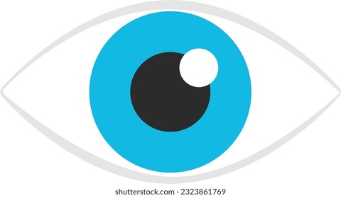 eye color illustration icon vector