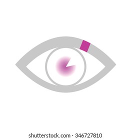 eye color vector illustration