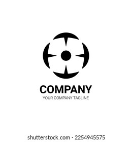 eye cornea logo, has the meaning of future vision, suitable for companies or businesses in the field, health, lenses, glasses, medicine, hospitals, clinics.