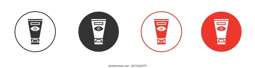 Augencreme-Symbol für Logo, Vektorzeichen-Symbol für Design
