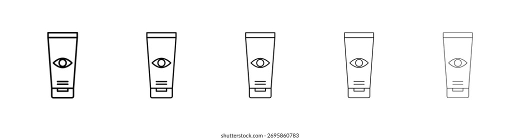 Eye cream icon Vector Art Illustration