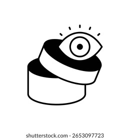 Augencreme Symbol, Vektorgrafik