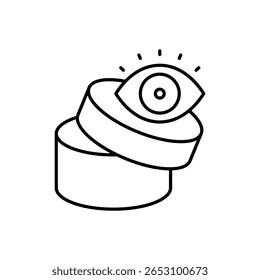 Augencreme Symbol, Vektorgrafik