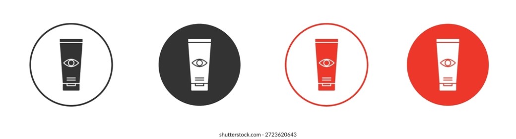 Icono de la crema del ojo. diseño del Vector del Web