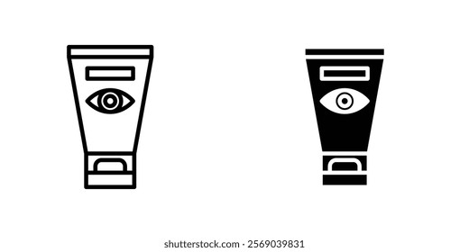 Eye cream icons vector graphic pack