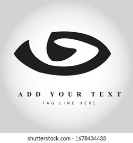 Eye Creative logo design & vector art illustration