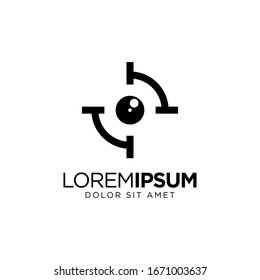 eye creative logo symbol concept