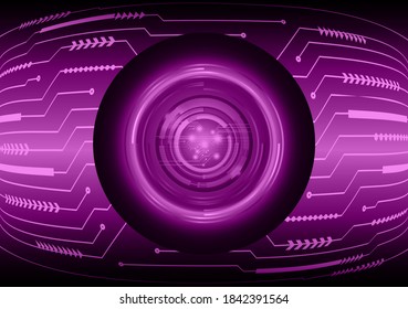 fondo de concepto de tecnología futura de circuito de los ojos