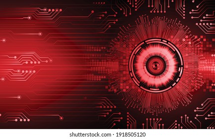 eye cyber circuit future technology concept background
