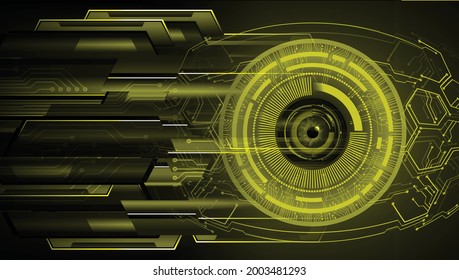 fondo de concepto de tecnología futura de circuito de los ojos