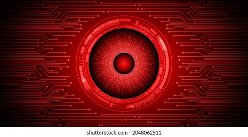 fondo de concepto de tecnología futura de circuito de los ojos