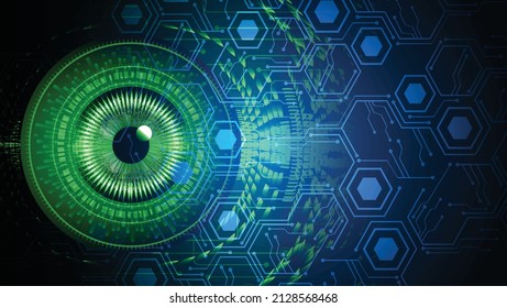 Blick-Cyberkreis-Zukunftskonzept-Hintergrund