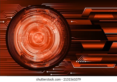 eye cyber circuit future technology concept background
