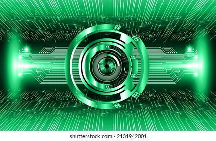 Blick-Cyberkreis-Zukunftskonzept-Hintergrund
