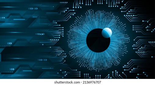 Blick-Cyberkreis-Zukunftskonzept-Hintergrund
