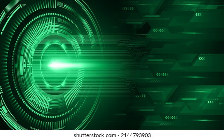 eye cyber circuit future technology concept background