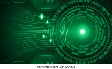 Blick-Cyberkreis-Zukunftskonzept-Hintergrund