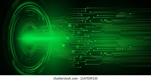 fondo de concepto de tecnología futura de circuito de los ojos